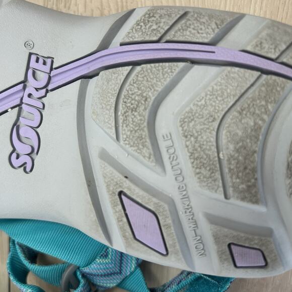 Source Carmel Women size 11 US 42 EU Hiking Walking Confort Sandals Arch Support - Picture 5 of 10